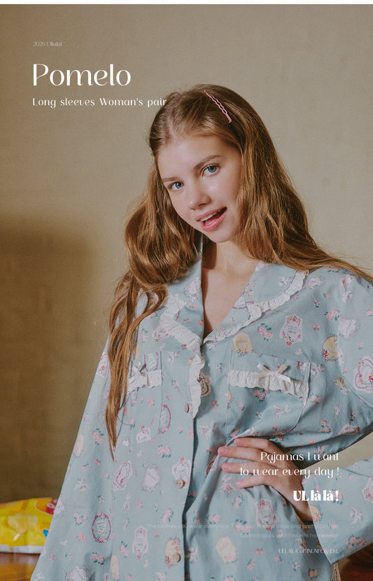 ULLALA PomeloV Homewear Pajama Set / Freesize